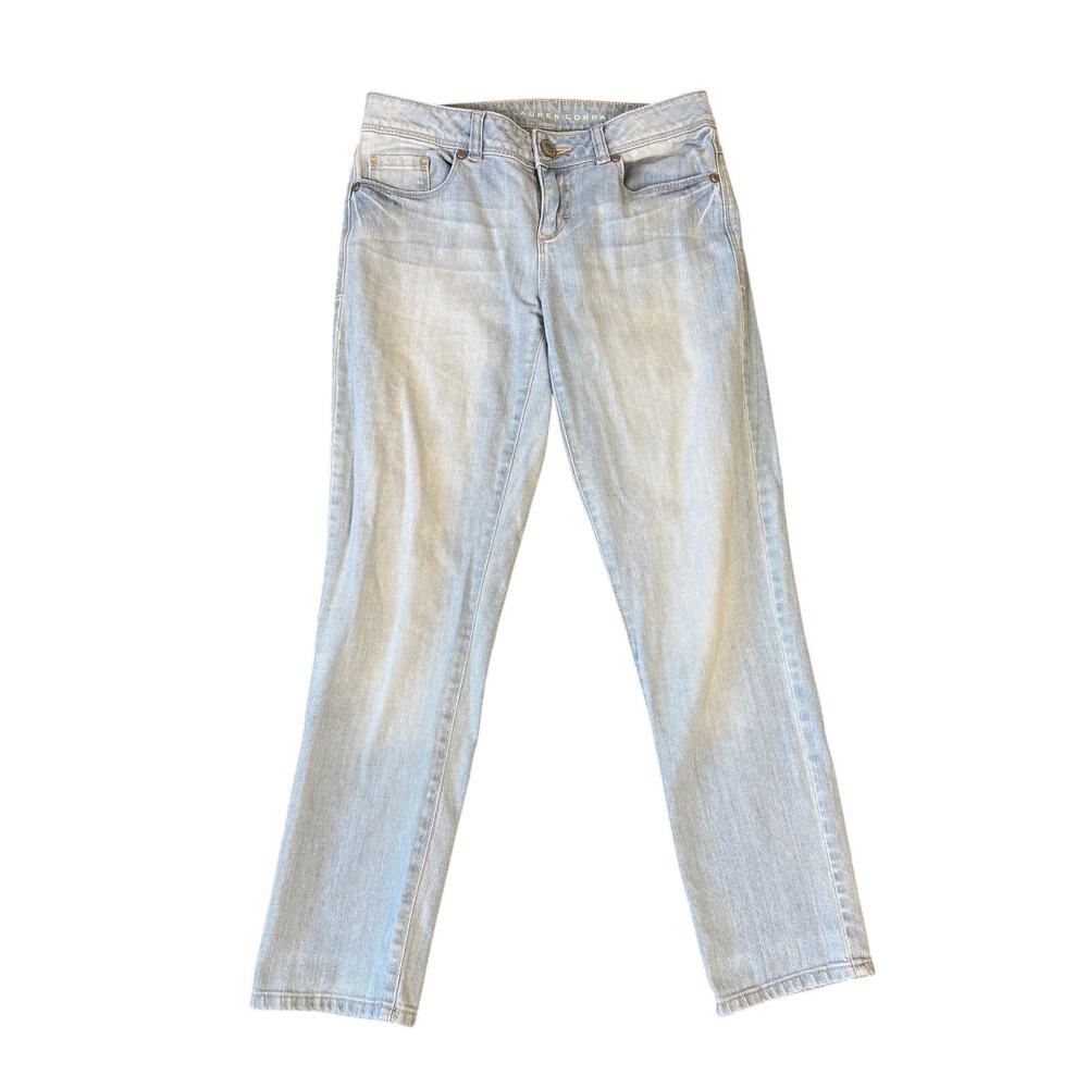 Lauren Conrad Straight Slim Light Wash Blue Jeans US Women's 2
